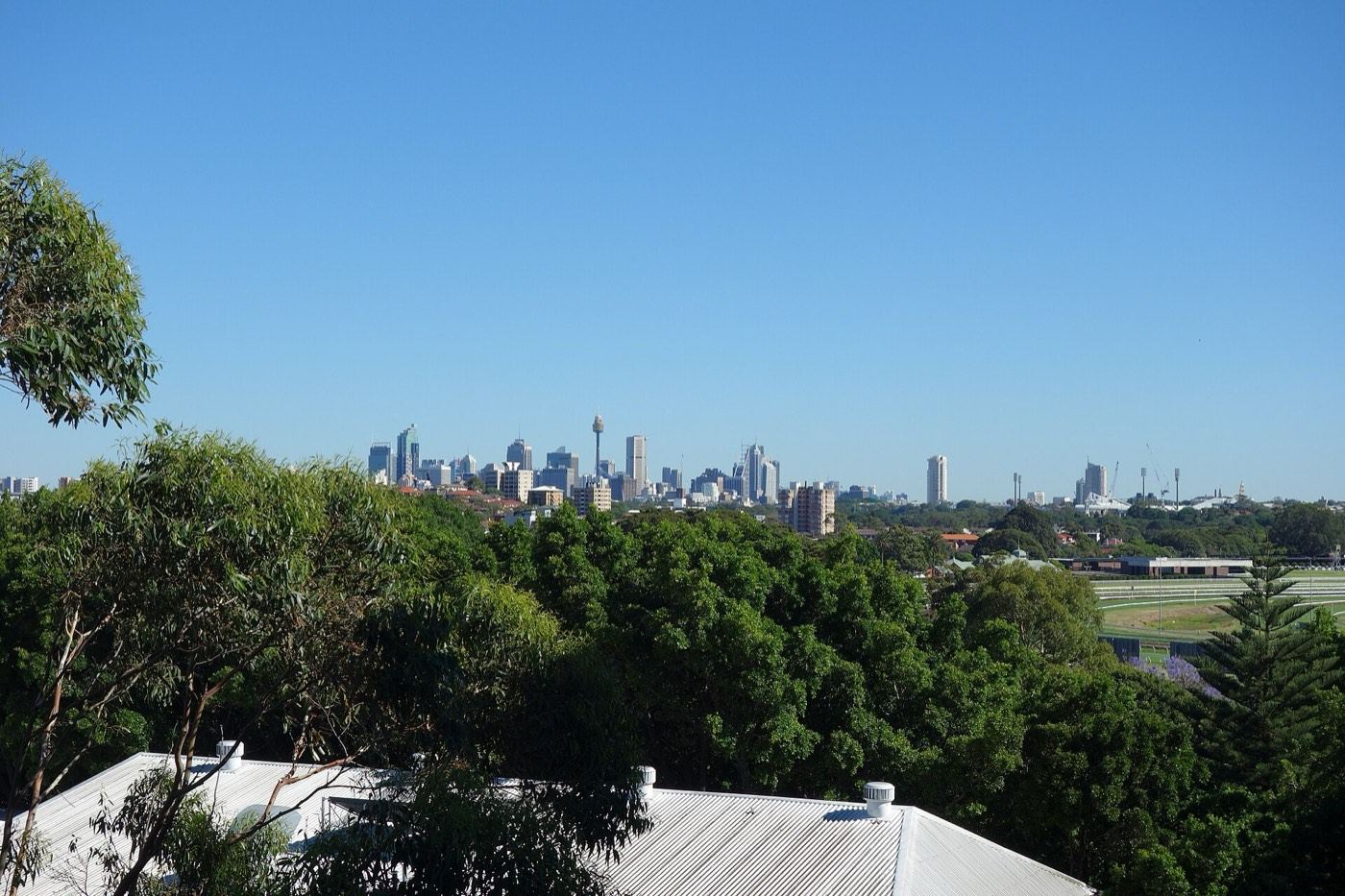 The Sydney central business district seen from the south